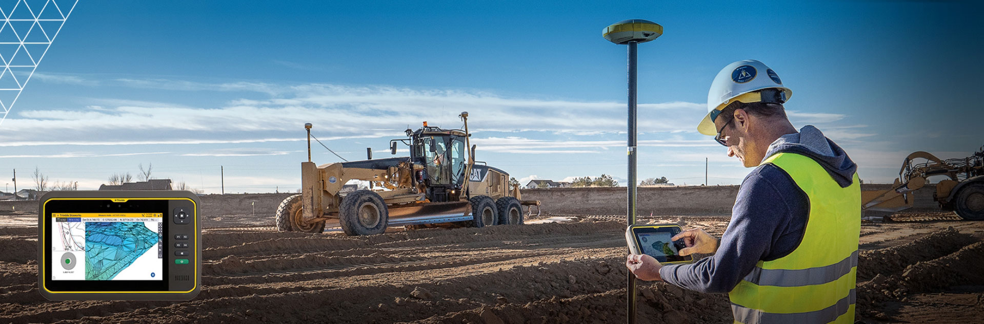 Machine Control software in use at a job site